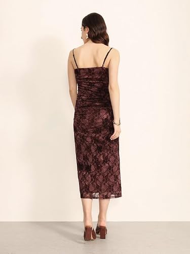 Kazo Women Maxi Dress (Wine XS)