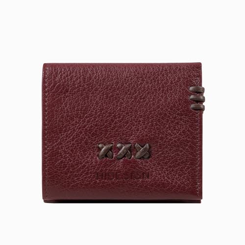 Hidesign Women's Genuine Leather Bi-Fold Wallet Marsala, Solid with 1 Money Compartment and 4 CC Slots