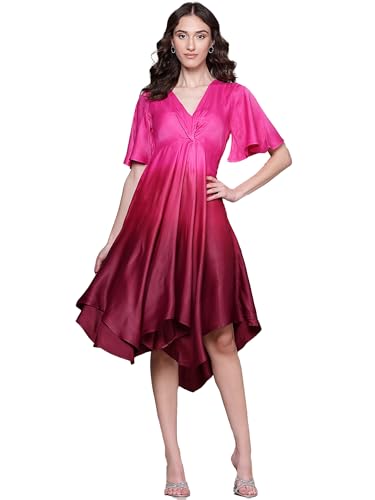 Label RITU KUMAR Pink Bianca Ombre Dress