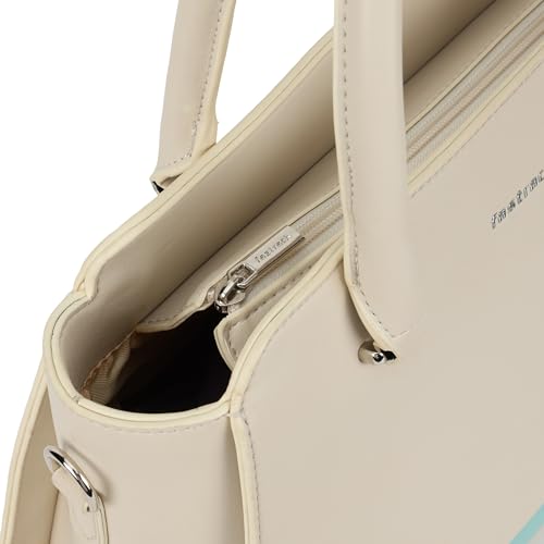 Fastrack Satchelplay Handbag| Faux-Leather Women's Bag | Structured Bag with Top Handles & Adjustable Strap | Office, College & Casual Daily Use