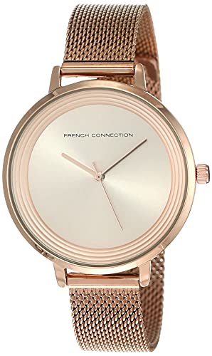 French Connection Analog Rose Gold Dial Women's Watch-FCN0001F