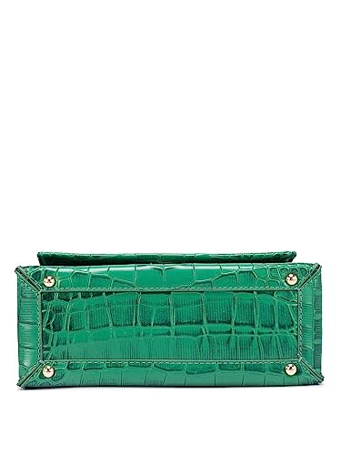 Da Milano Genuine Leather Green Shoulder Bag (LB-00047OL) (Small)