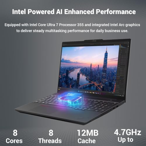 Lenovo ThinkPad T16 Gen 5 Intel Core Ultra 7 355 AI Business Laptop