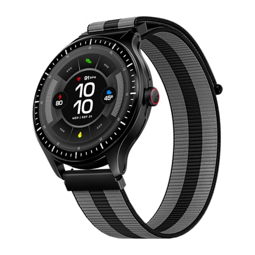 boAt Valour Watch 1 GPS, AI Based Auto Gym Mode, Built-in GPS, Advanced X2 Chip, 6-axis sensors, 3 ATM,15 Days Battery,1.43" AMOLED Display w/Gorilla Glass Smart Watches for Man (Fusion Grey)