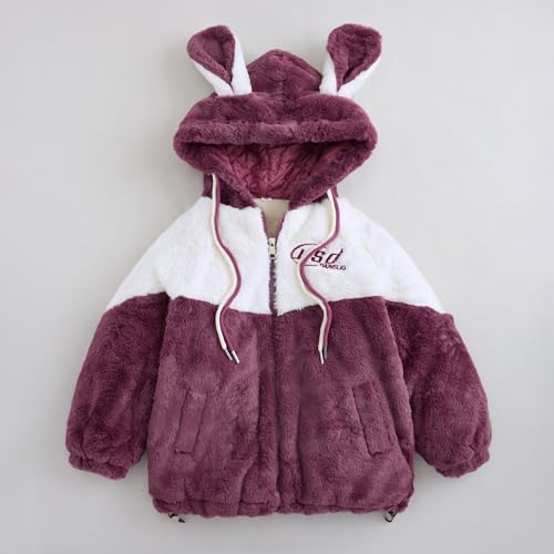 Hopscotch Female Full Sleeves Red Colourblocked Full-Sleeve Jacket For Ages (5-6 Years)