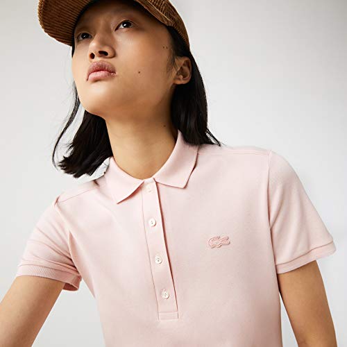 Lacoste Women's Knee Length Casual Dress (EF547302K_Pink_S)