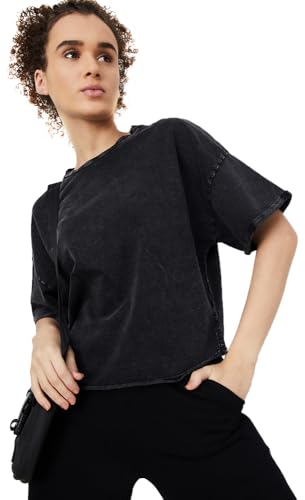 Max Women's Regular Fit T-Shirt (SP25CT01_Charcoal