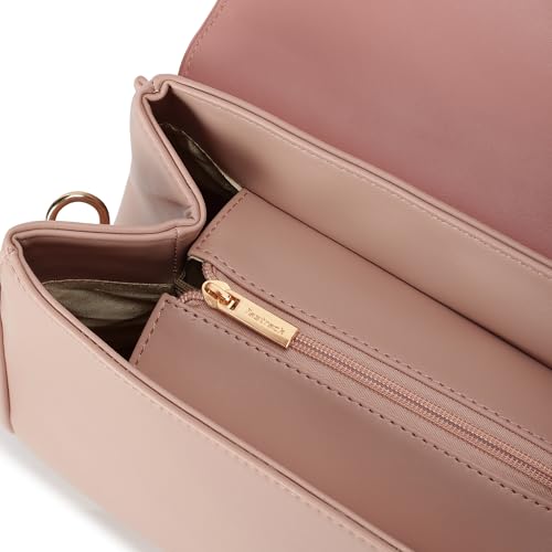 Fastrack Daily Drip Satchel Bag for Women | Medium Size with Magnetic Flap, Top Zip Closure, Inner Access Pocket & Detachable Sling Strap | Stylish 4.9L Satchel for Everyday Use