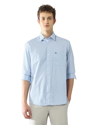 Arrow Sports Men's Slim Fit Shirt (ASAJSH1690_Blue