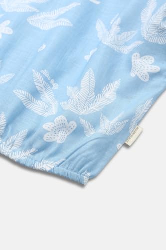 Allen Solly Girls Light Blue Print Casual Top