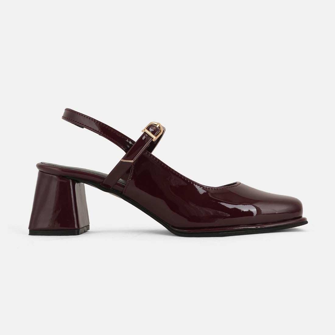 DROP BOLD | Elegant Square Toe Mules Block Heel Sandals for Women & Girls – Stylish, Comfortable Footwear for Every Occasion