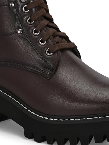 Delize Brown women derby ankle boots 67802-41