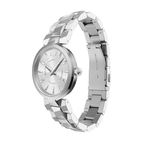 Armani Exchange Silver Quartz Stainless Steel Watch AX4405