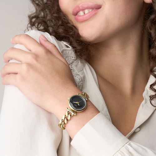 Fossil Carlie Gold Quartz Stainless Steel Watch ES5440