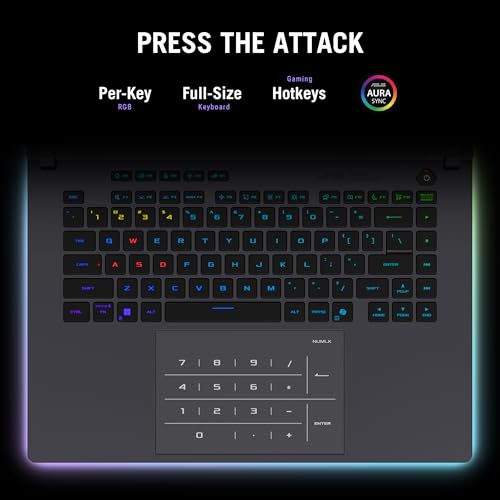 ASUS ROG Strix G16 (2025) Gaming Laptop, 16” ROG Nebula 16:10 2.5K 240Hz/3ms, NVIDIA® GeForce RTX™ 5080, Intel® Core™ Ultra 9 Processor 275HX, 32GB DDR5, 1TB SSD, Wi-Fi 7, Windows 11 Home, G615LW-AS96