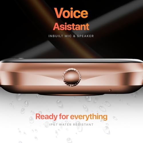 Fire-Boltt Ninja Call Pro Max Ultra Bluetooth Calling Smart Watch, 2.01" HD Display, 120+ Sports Modes, Health Suite, AI Voice Assistance, SpO2 Smartwatch for Men & Women - Gold Link