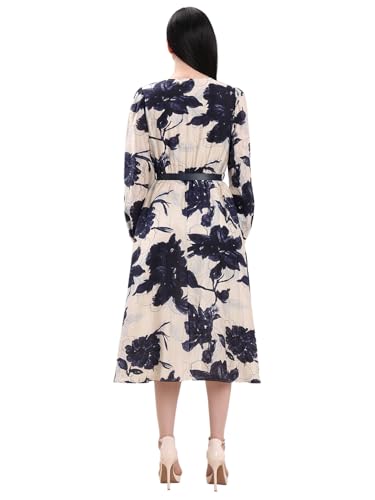 VERO MODA Womens Midi Dress Ecru