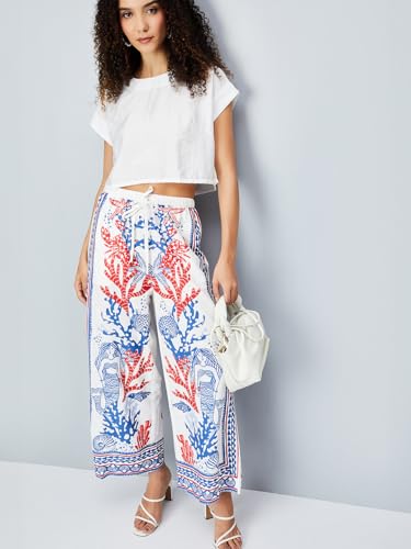 Max Women's Regular Pants (OR51011_Multi Multicolour