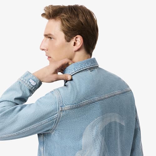 Lacoste Crocodile Denim Jacket