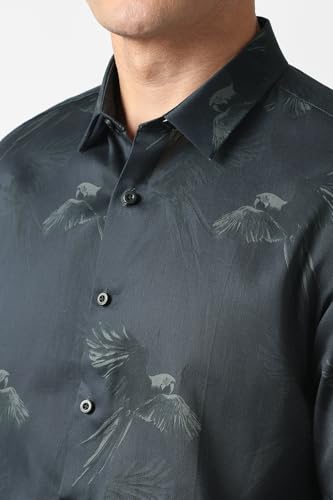 Van Heusen Men's Slim Fit Shirt (VDSFESLFN16242_Navy