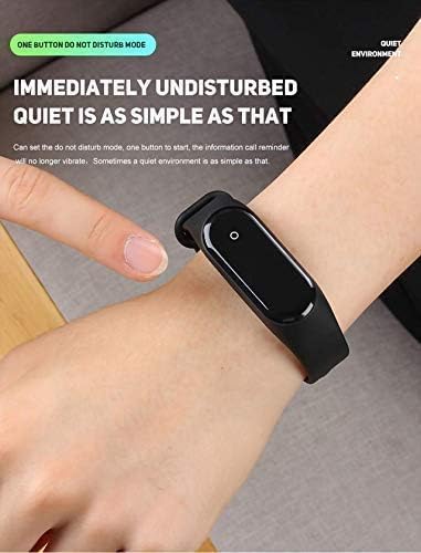 Smart Band with Multi-Feature Health Rate Monitor Activity Tracking Sleep Monitor Step Counter Lightweight Fitness Band for Men, Women, Kids, Boy & Girls Smartband Mini Smart Watch (M4)