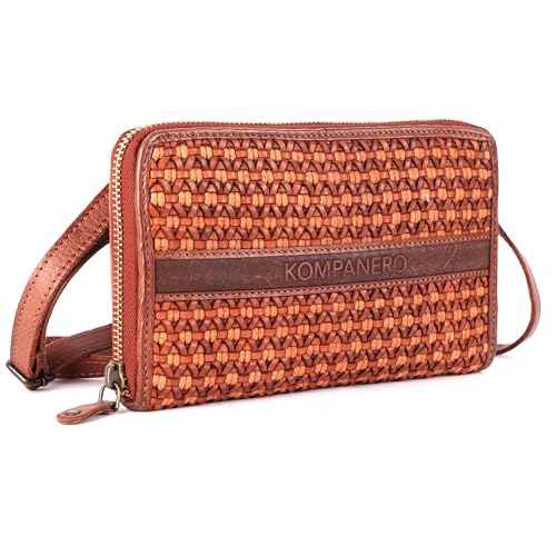 KOMPANERO Genuine Leather Women's Wallet (C-14326-LAVENDER)