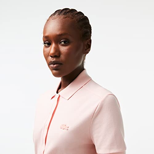 Lacoste Women's Knee Length Casual Dress (EF547302K_Pink_S)