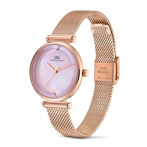Daniel Wellington Round 32mm Pink Dial Analog Women Watch - DW0DL3301