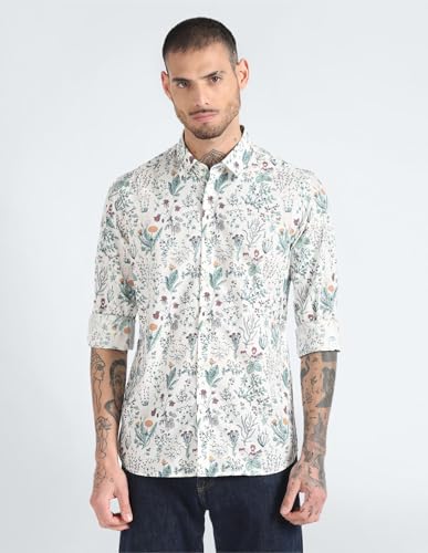 Cotton Modal Floral Shirt