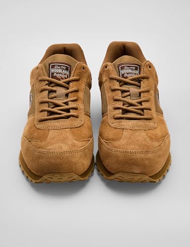 Woodland Men's Camel Leather Sneaker-6 UK (40 EU) (GJ 4230022)