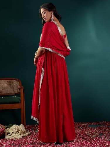 Varanga Women's Kurta Set – Stylish, Comfortable, and Perfect for Every Occasion, Blending Traditional Charm with Modern Elegance-Karva Chauth Special Pink