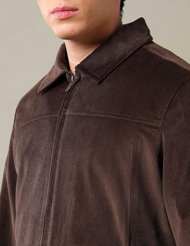 Arrow Men's A-Line Coat (ARAIJK4511_Brown