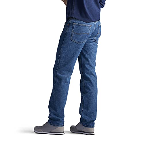 Lee Men's Regular Fit Straight Leg Jean, Pepperstone, 36W x 28L