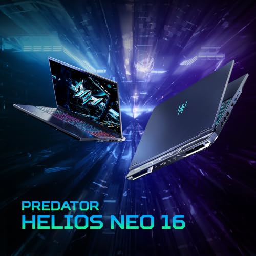 Acer Predator Helios Neo 16, Intel Core i7-14650HX, NVIDIA GeF RTX 5070-12GB DR7, 16GB DDR5/ 1TB SSD, 16"/40.6cm WQXGA IPS, 180Hz/92Whr, Win 11H, Abyss Black, 2.5Kg, PHN16-I31, RGB KB, Gaming Laptop