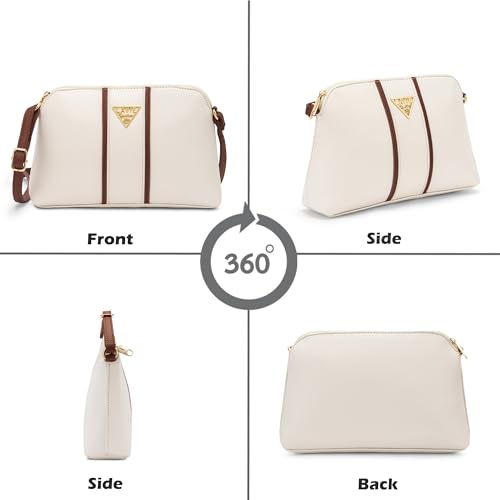 Lavie Signature Women's Mono Georgia Crossbody Sling Bag | Ladies Purse Handbag | Gift For Women