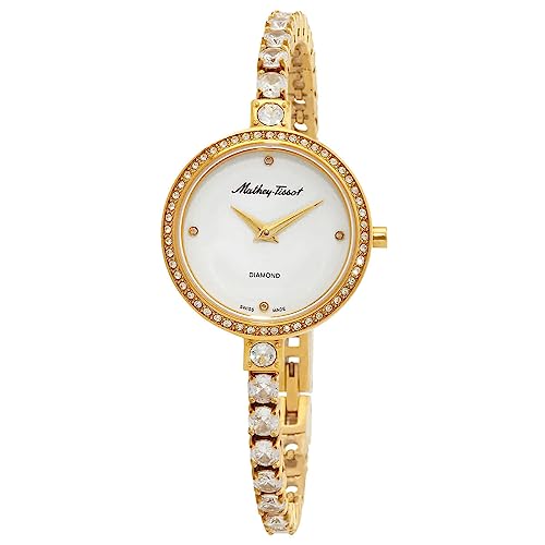 Mathey-Tissot Infinity Quartz Diamond Crystal Silver Dial Women Watch D986SPYI