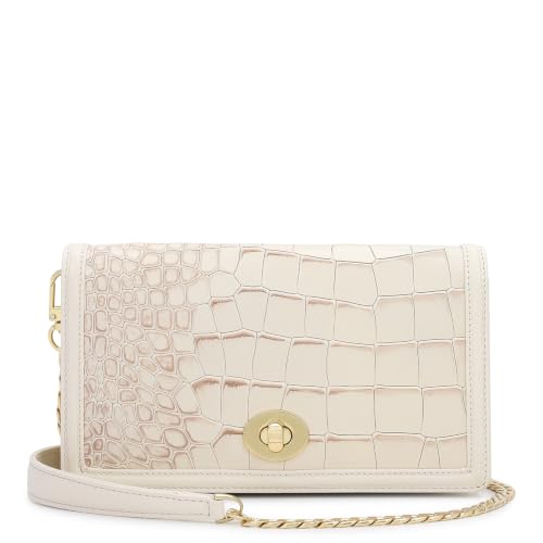 Da Milano Premium Leather Wallet for Women | Multi Compartment Travel Wallet - Marshmallow White
