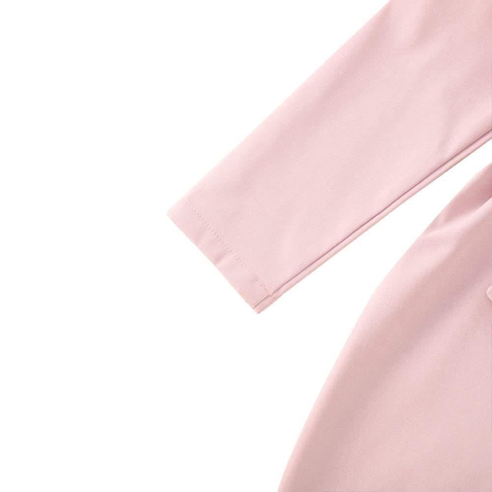 Hopscotch Girls Polyester Full-Sleeve Solid Clothing Set in Multi Color For Ages 3-4 Years (FP-4229161)