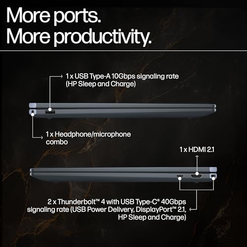 HP Spectre x360 AI Laptop, Intel Core Ultra 7 155H, 12 TOPS, 32GB LPDDR5x, 1TB SSD (Win11, Office21, Blue, 1.9kg), Touchscreen, 2.8K, OLED, 16-inch(40.6cm), Intel Arc graphics, 9MP IR camera, aa0664TX
