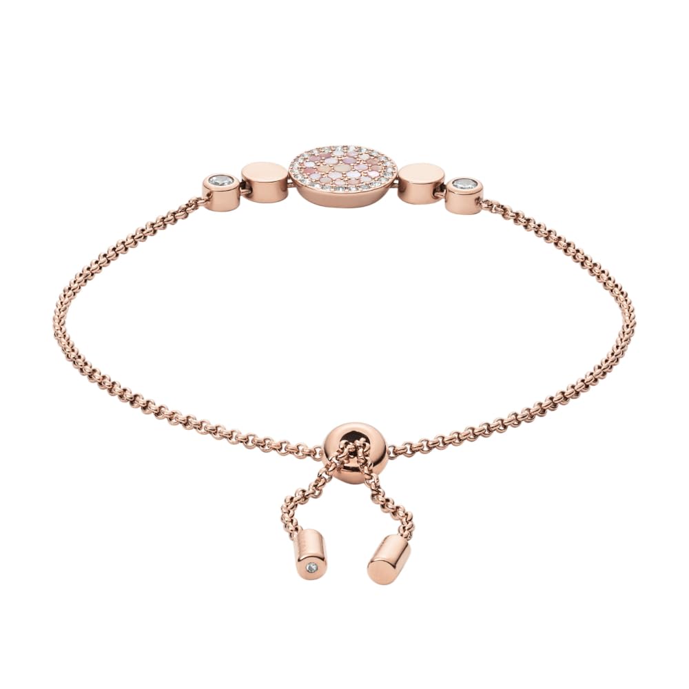 Fossil Women's Mop Rose Gold Bracelet Jf02905791