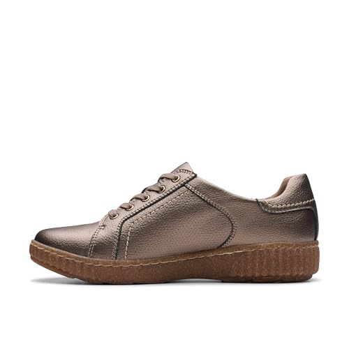 Clarks Women's Caroline Janna, Bronze Metallic, 8