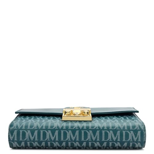 Da Milano Leather Sling Bag for Women - Blue (LSB-02512)