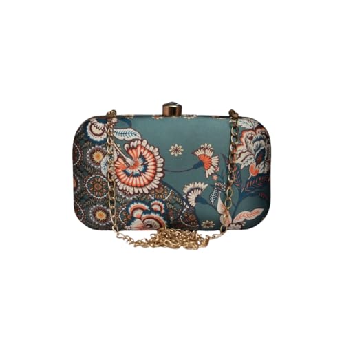 Artklim Floral Printed Clutch