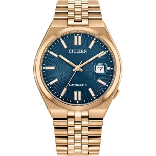 Citizen Tsuyosa 60 Men Automatic Blue Dial Analog Stainless Steel Watch NK0023-57L
