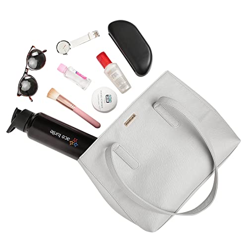 Fastrack Solid Tote Bag with Dual Handles | Classic and Versatile Design | Durable PU Material