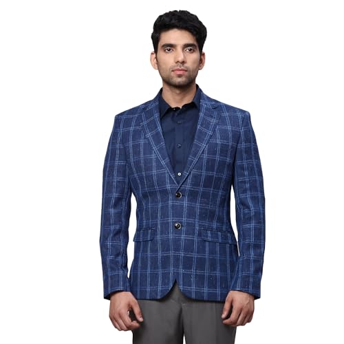 Park Avenue Men's Wrap Coat (PMJL02837-B7_Dark Blue