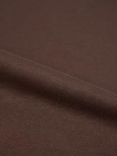 The Souled Store Brown Armour Men and Boys Short Sleeve Round Neck Brown Colourblock Casual Lightweight Drop Shoulder Streetwear Trendy Oversized T-Shirts