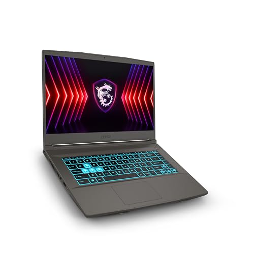 MSI Thin A15, Ryzen 5 7535HS, 40CM FHD 144Hz Gaming Laptop(16GB/512 GB NVMe SSD/Windows 11 Home/NVIDIA GeForce RTX 4050, GDDR6 6GB/Cosmos Gray/1.86Kg), B7VE-066IN