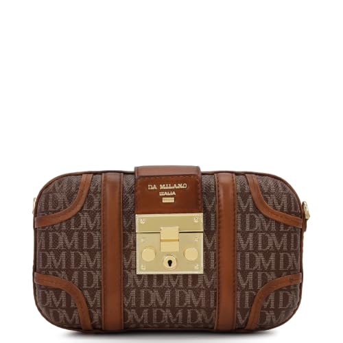 Da Milano Leather Sling Bag for Women - Walnut Brown