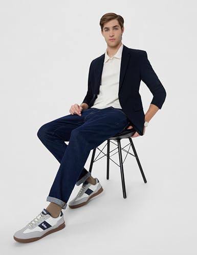 Lee Cooper LC9162A Men's Sneaker Shoes | Lightweight & Comfortable | Stylish Lace-Up Casual Footwear with Cushioned Insole | Perfect for Versatile Outfits_LC9162A_Grey_39EU_5UK